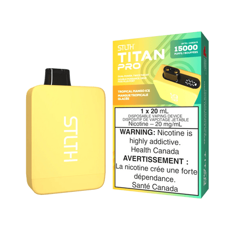 STLTH - STLTH Titan Pro 15K Disposable - Tropical Mango Ice - Psycho Vape