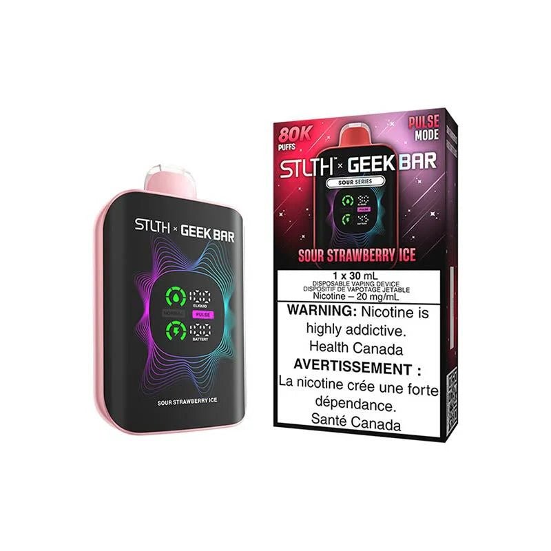 STLTH - STLTH x Geek Bar 80K - Sour Strawberry Ice - Psycho Vape