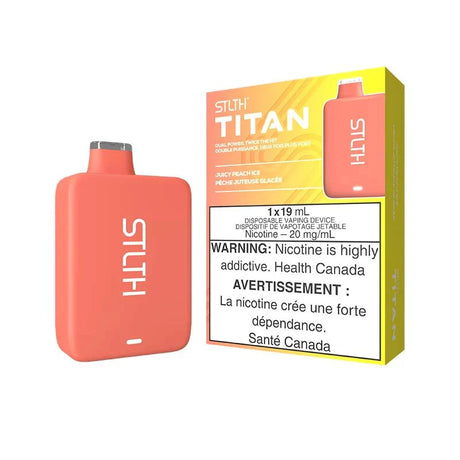STLTH - STLTH Titan 10K Disposable - Juicy Peach Ice - Psycho Vape
