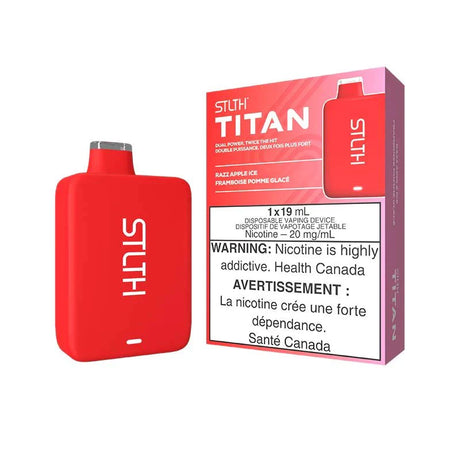 STLTH - STLTH Titan 10K Disposable - Razz Apple Ice - Psycho Vape