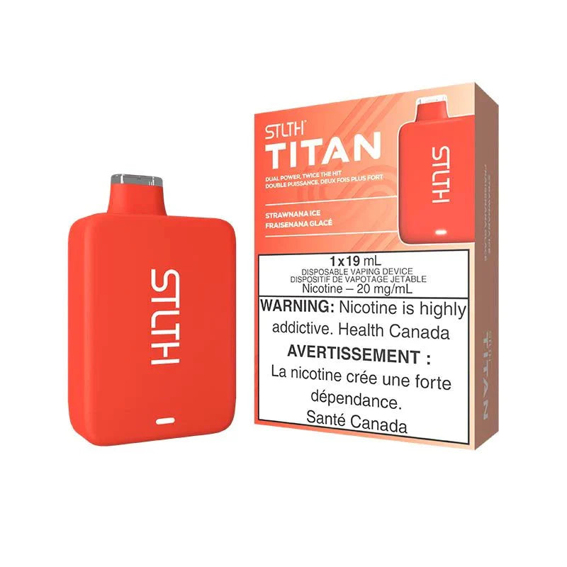 STLTH - STLTH Titan 10K Disposable - Strawnana Ice - Psycho Vape