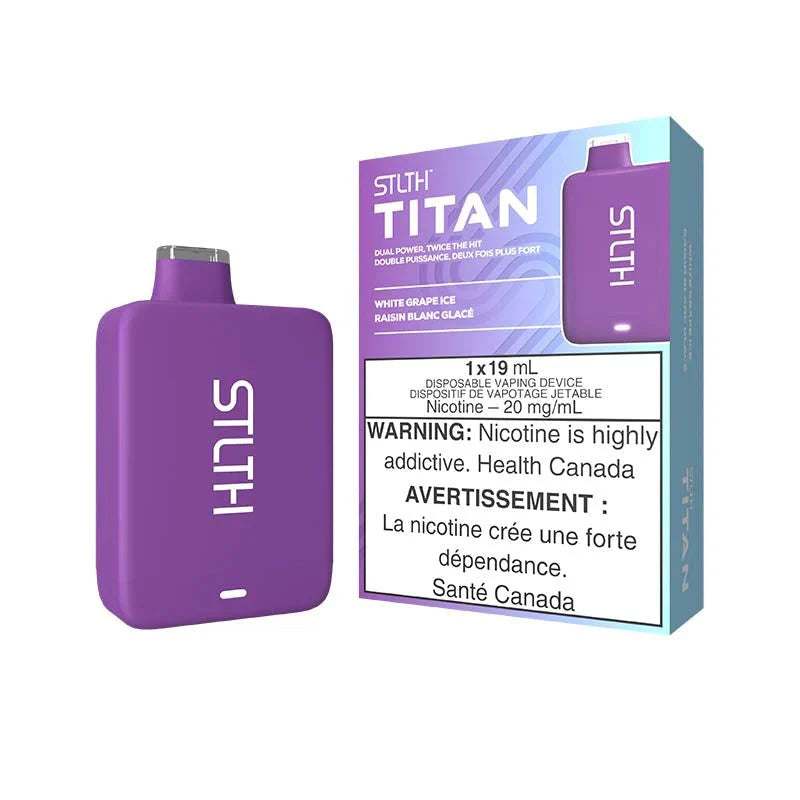 STLTH - STLTH Titan 10K Disposable - White Grape Ice - Psycho Vape