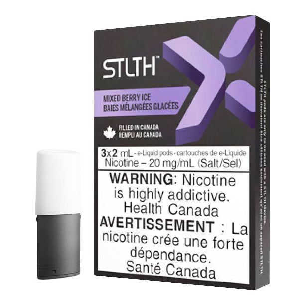 STLTH - STLTH X Pod Pack - Mixed Berry Ice - Psycho Vape