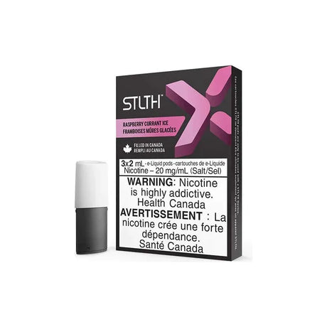 STLTH - STLTH X Pod Pack - Raspberry Currant Ice - Psycho Vape