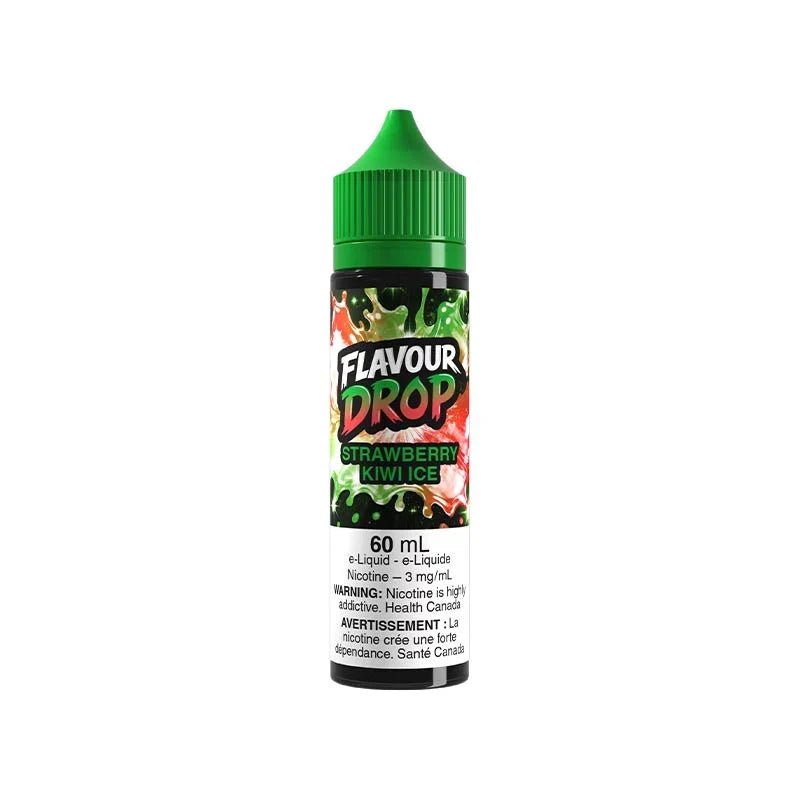 Strawberry Kiwi Ice 60mL E-Liquid – Flavour Drop - Psycho Vape