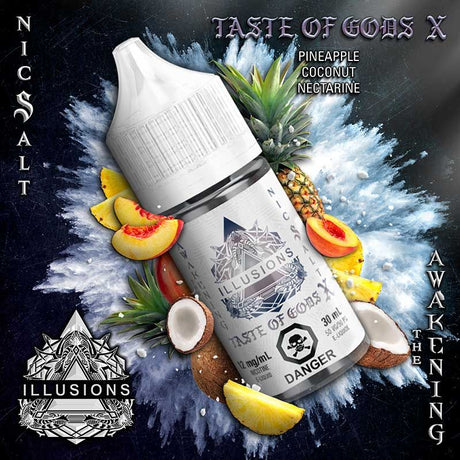 ILLUSIONS - Taste of Gods X by Illusions Nic Salts Juice - Psycho Vape