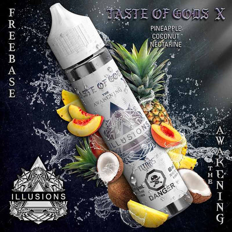 ILLUSIONS - Taste of Gods X by Illusions Vapor E-Juice - Psycho Vape