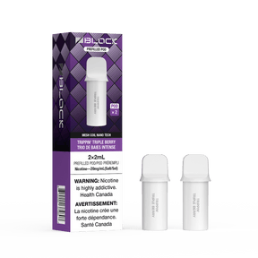 Trippin Triple Berry – ZBlock 2mL Pod 2-Pack Prefilled Pod - Psycho Vape