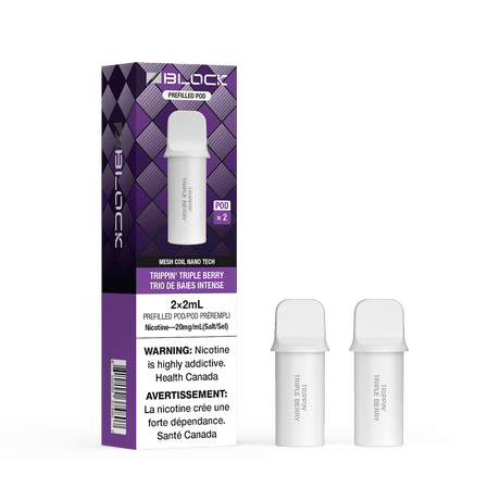 Trippin Triple Berry – ZBlock 2mL Pod 2-Pack Prefilled Pod - Psycho Vape