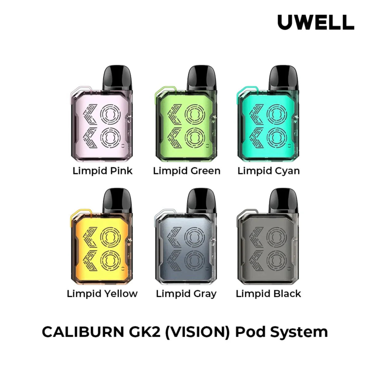 UWELL - Uwell Caliburn GK2 Vision Pod Kit - Psycho Vape