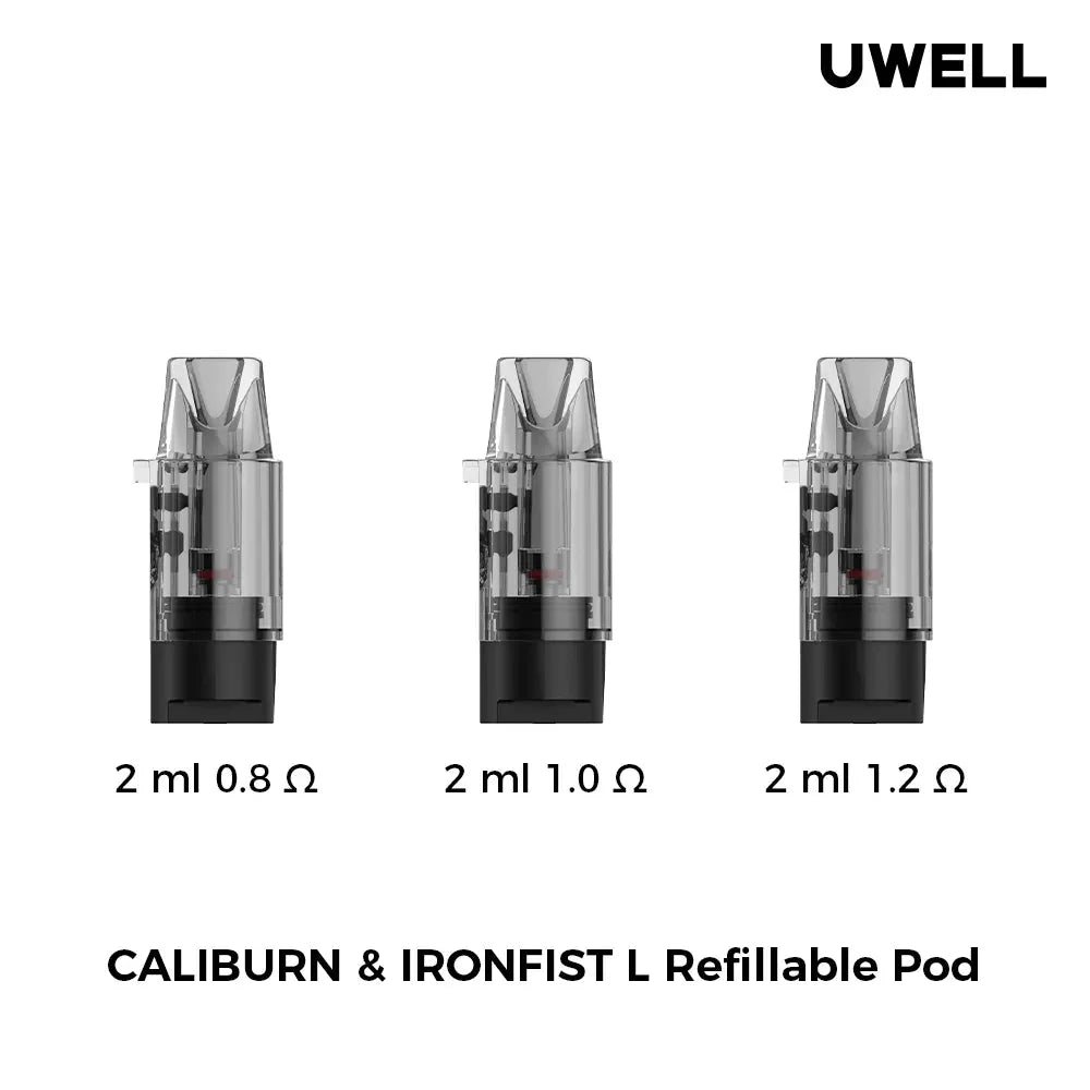 UWELL - Uwell Caliburn & Ironfist L Replacement Pods 2/PK [CRC Version] - Psycho Vape