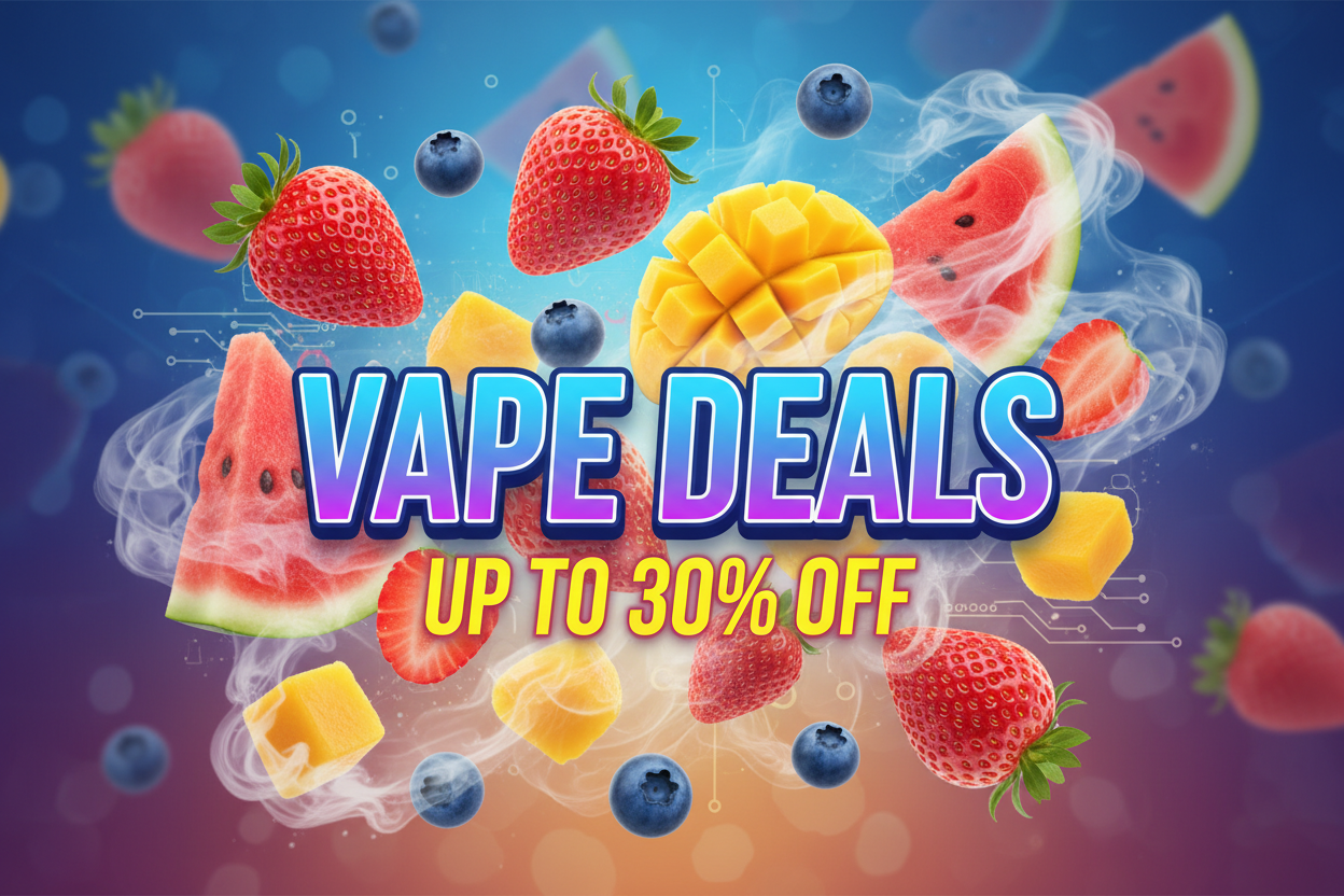 Vape Deals with Fruits up to 30% Off