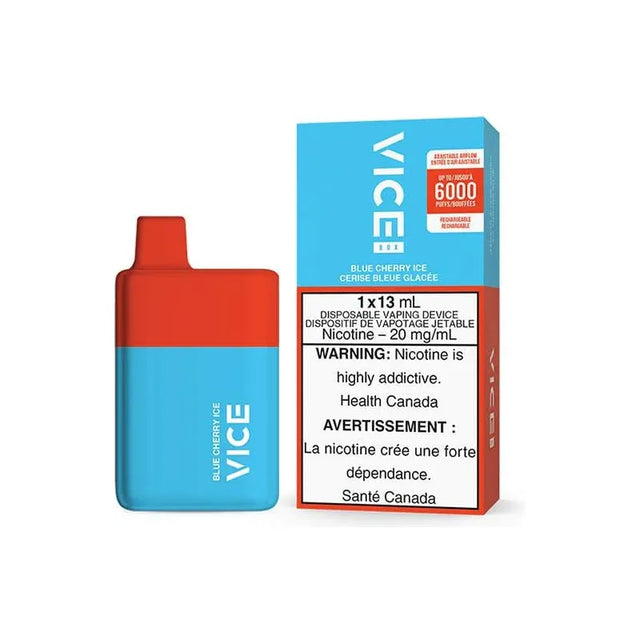 Shop VICE BOX 6000 Disposable - Blue Cherry Ice - at Vapeshop Mania