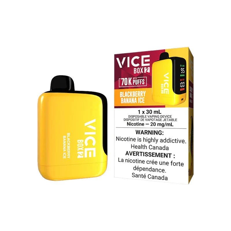 VICE - VICE BOX 2 70K Disposable - Blackberry Banana Ice - Psycho Vape