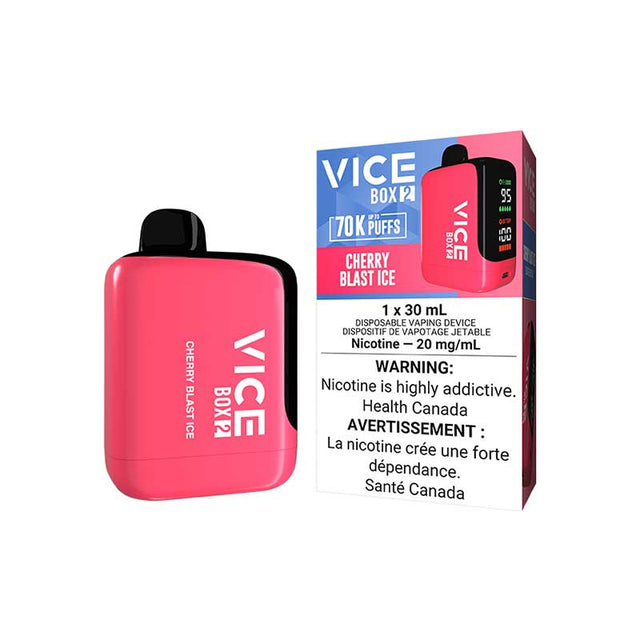 VICE - VICE BOX 2 70K Disposable - Cherry Blast Ice - Psycho Vape