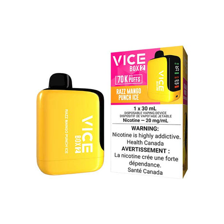 VICE - VICE BOX 2 70K Disposable - Razz Mango Punch Ice - Psycho Vape