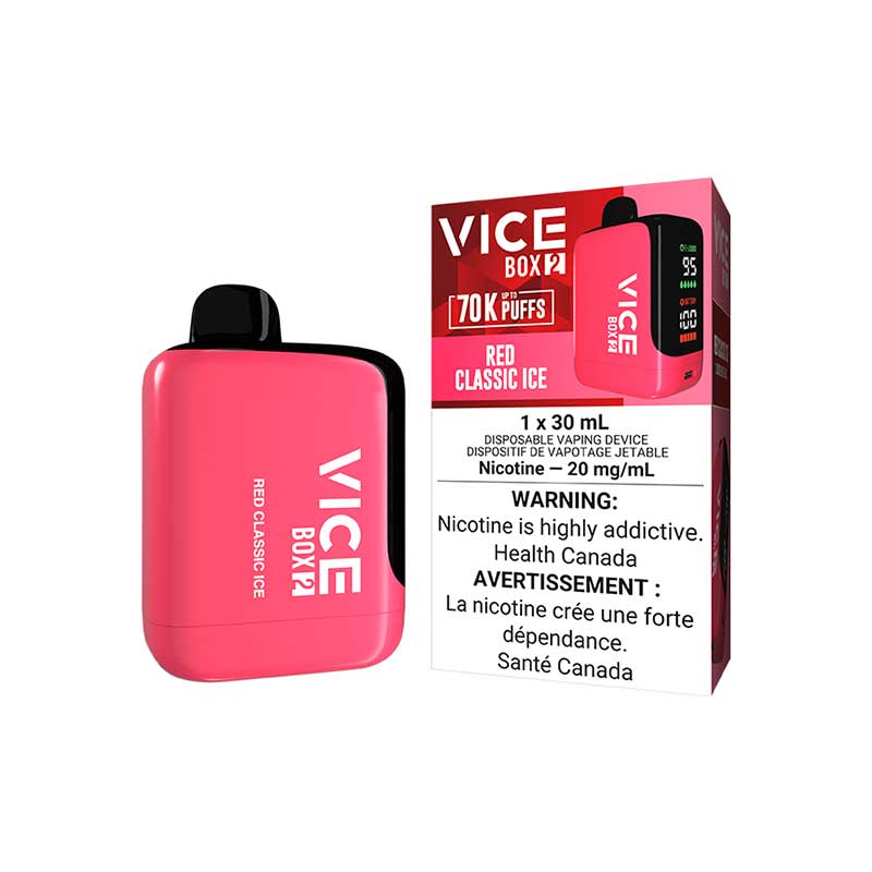 VICE - VICE BOX 2 70K Disposable - Red Classic Ice - Psycho Vape