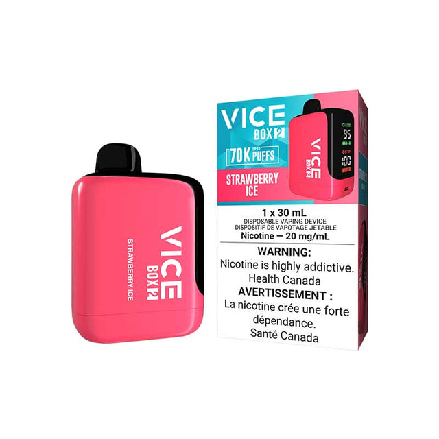 VICE - VICE BOX 2 70K Disposable - Strawberry Ice - Psycho Vape