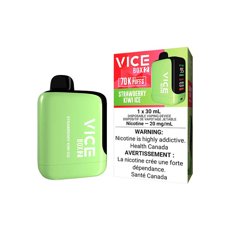 VICE - VICE BOX 2 70K Disposable - Strawberry Kiwi Ice - Psycho Vape