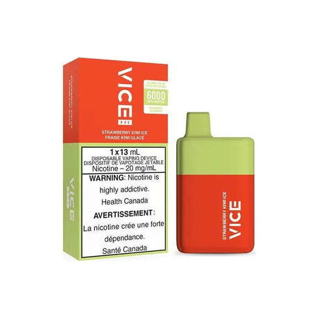 VICE - VICE BOX 6000 Disposable - Strawberry Kiwi Ice - Psycho Vape