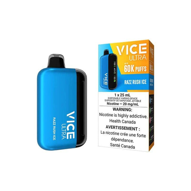 VICE - VICE ULTRA 60K Disposable - Razz Rush Ice - Psycho Vape