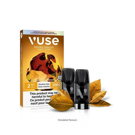 VUSE - VUSE Pods - Golden Tobacco (2pk) - Psycho Vape