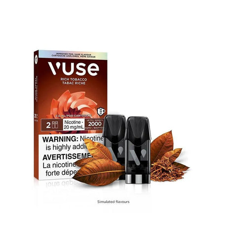 VUSE - VUSE Pods - Rich Tobacco (2pk) - Psycho Vape