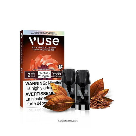 VUSE - VUSE Pods - Rich Tobacco BOLD+ (2pk) - Psycho Vape