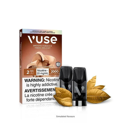 VUSE - VUSE Pods - Smooth Tobacco (2pk) - Psycho Vape