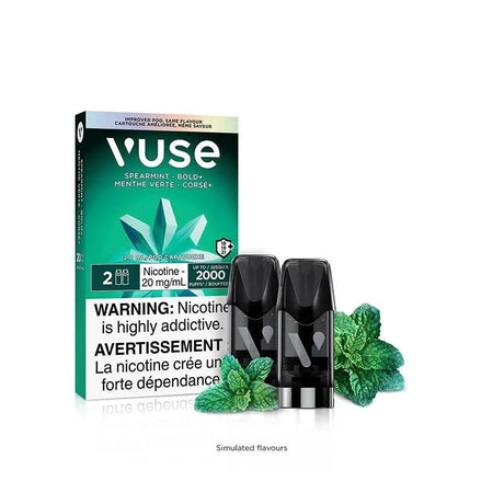 VUSE - VUSE Pods - Spearmint BOLD+ (2pk) - Psycho Vape