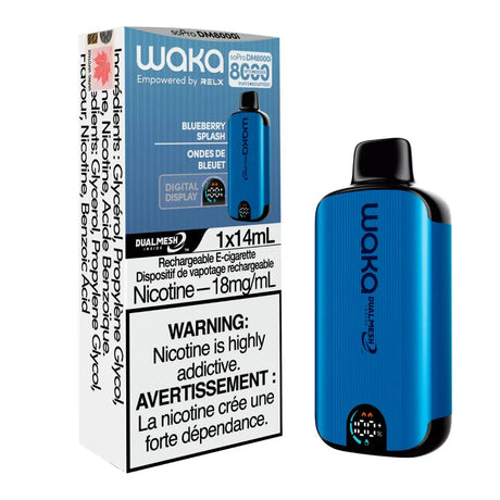 WAKA - Waka SoPro DM8000i Disposable - Blueberry Splash - Psycho Vape