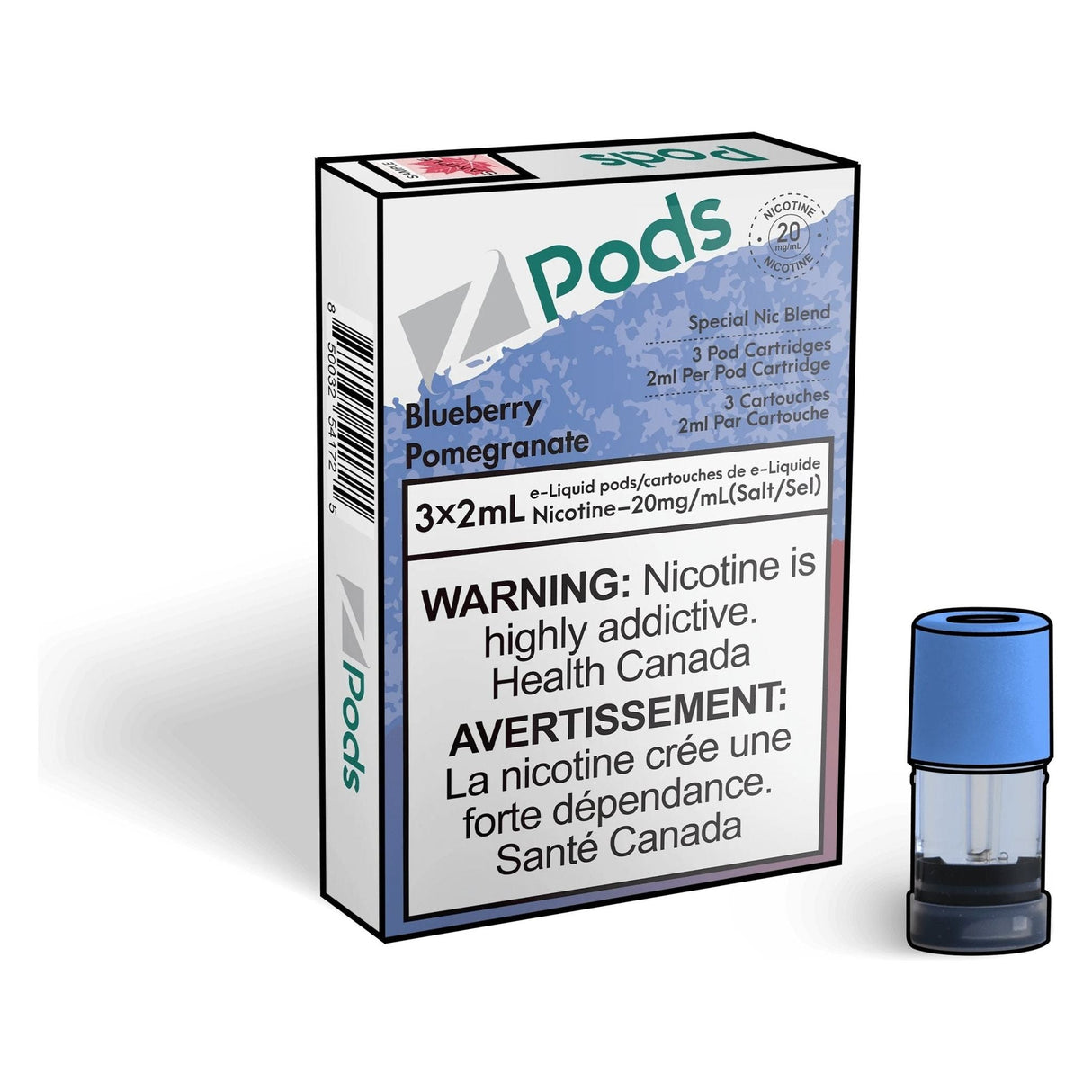 Z pods - Blueberry Pomegranate - Vapeshop Mania