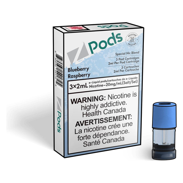 Shop Z pods - Blue Raspberry - at Vapeshop Mania