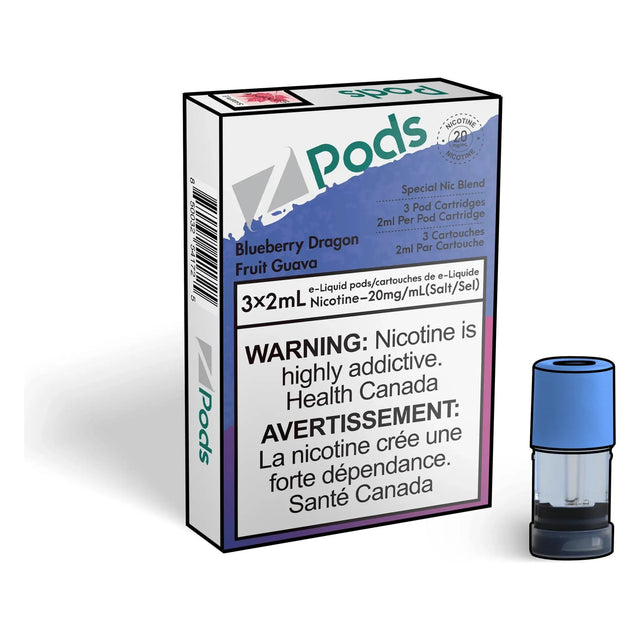 Z pods - Blueberry Dragon Fruit Guava - Vapeshop Mania