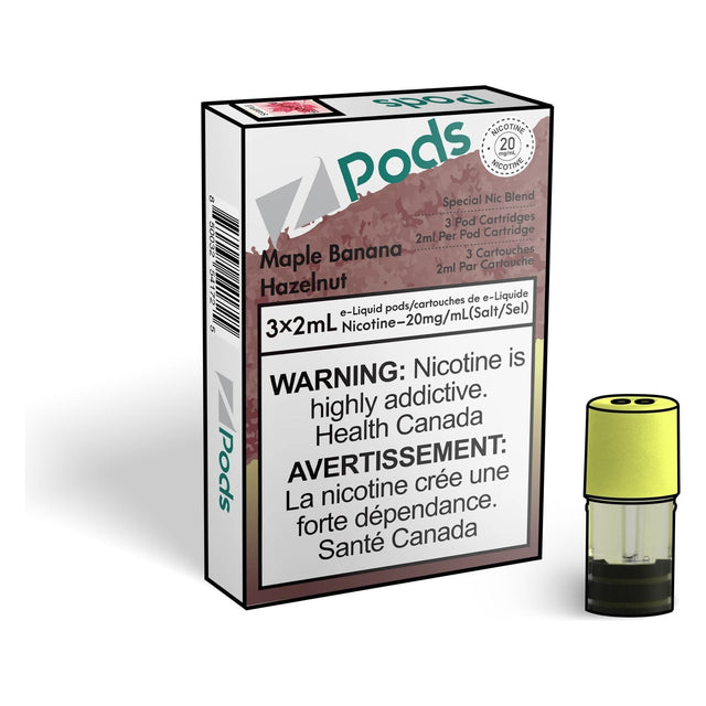 Z pods - Maple Banana Hazelnut - Vapeshop Mania