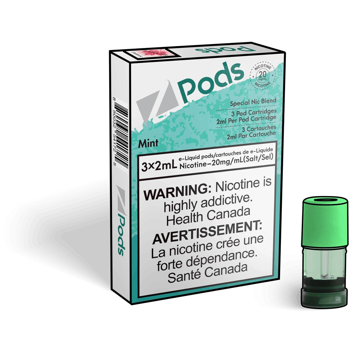 Shop Z pods - Mint - at Vapeshop Mania