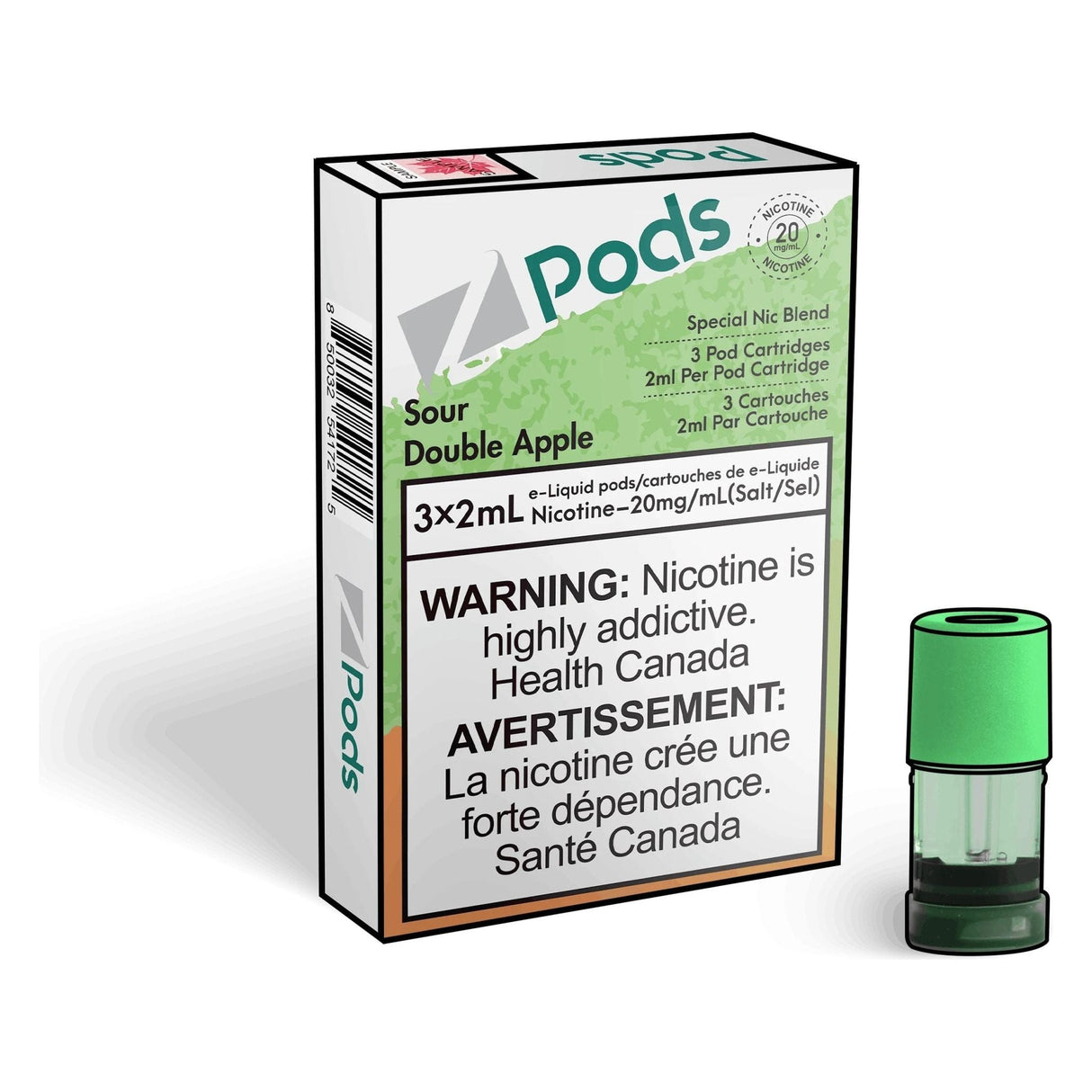 Z pods - Sour Double Apple - Vapeshop Mania