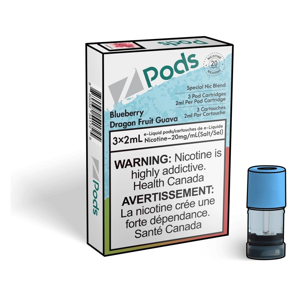 Z PODS - Z pods - Blueberry Raspberry Cactus Juice - Psycho Vape