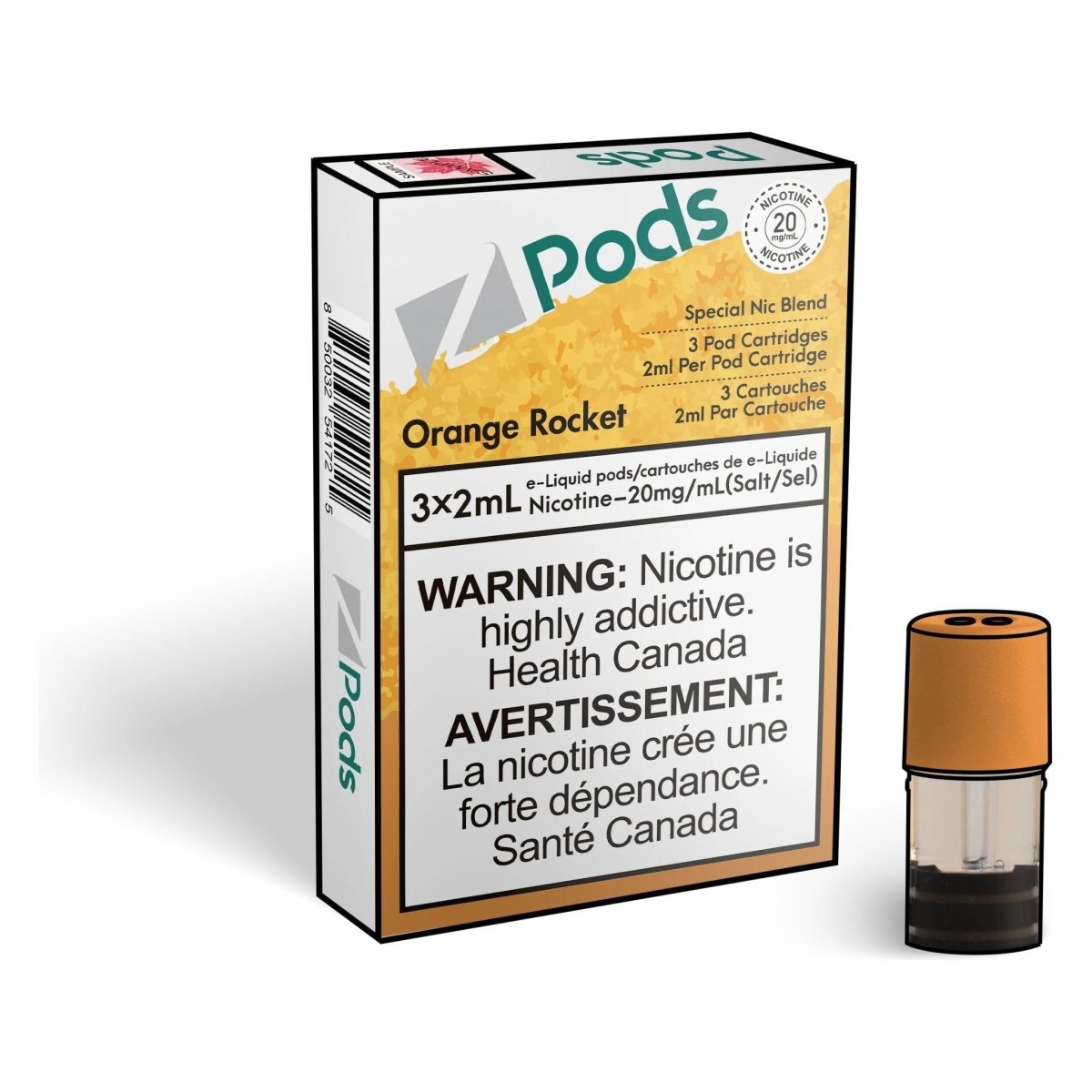 Z PODS - Z pods - Orange Rocket - Psycho Vape