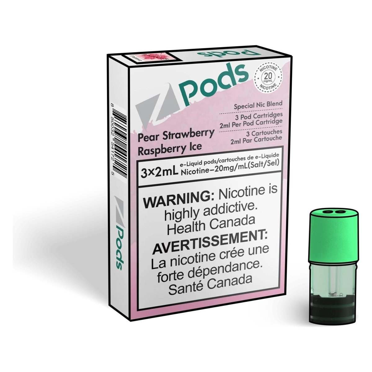 Z PODS - Z pods - Pear Strawberry Raspberry Ice - Psycho Vape