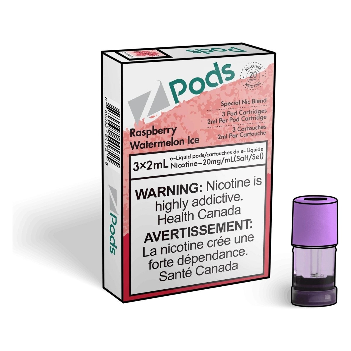 Z PODS - Z pods - Raspberry Watermelon Ice - Psycho Vape