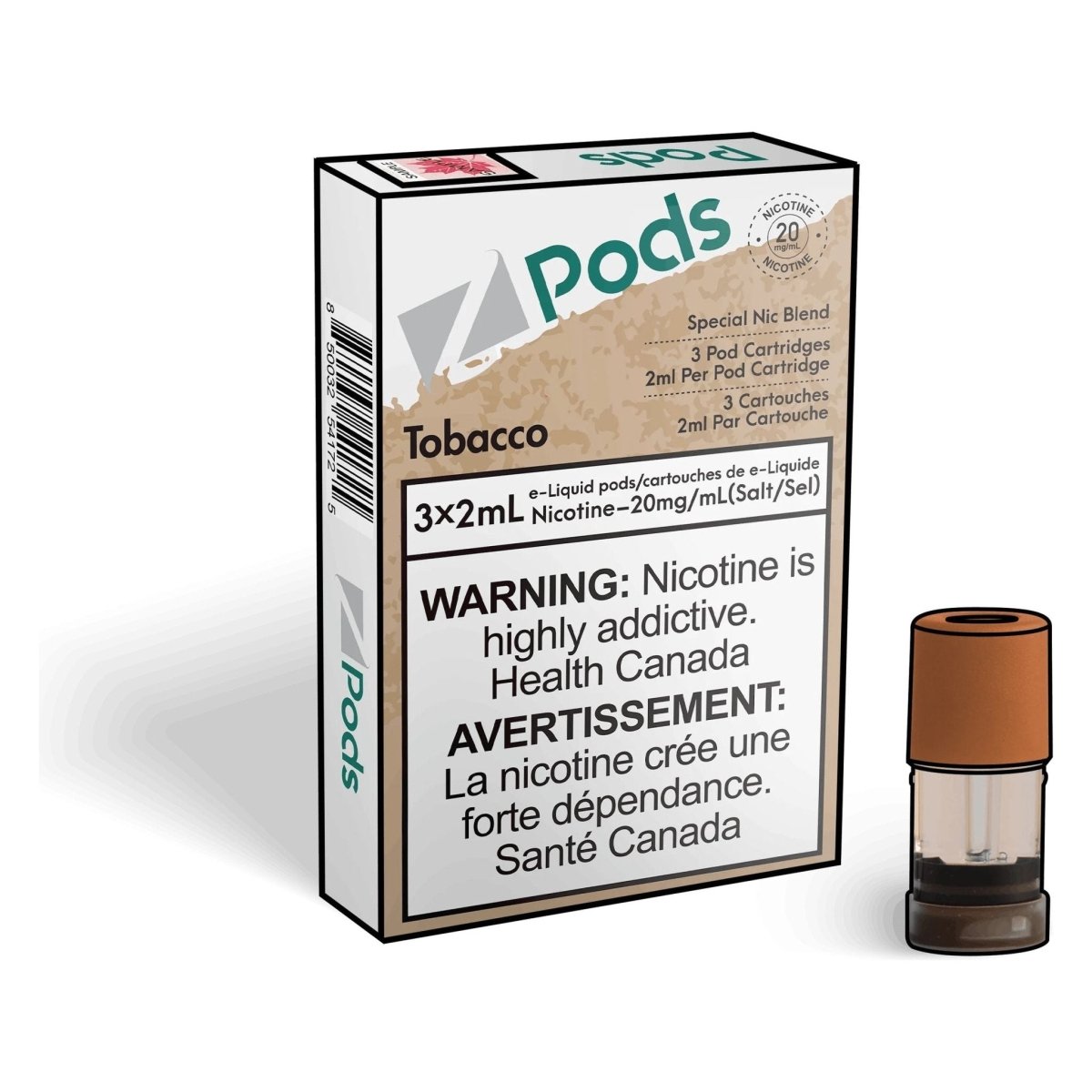 Z PODS - Z pods - Tobacco - Psycho Vape