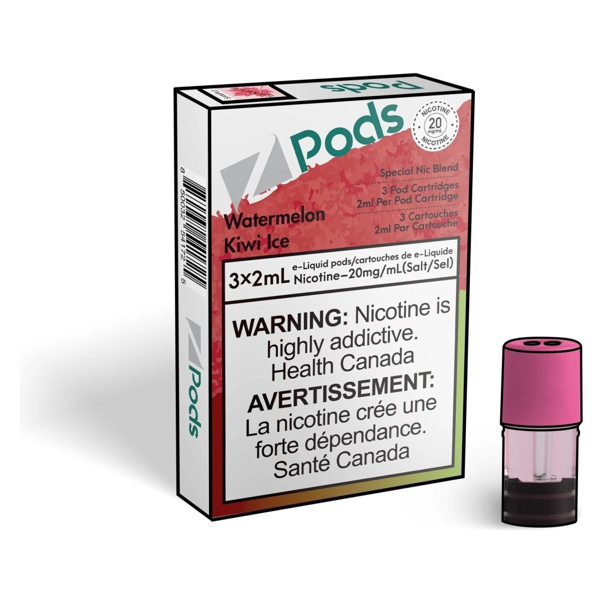 Z PODS - Z pods - Watermelon Kiwi Iced - Psycho Vape