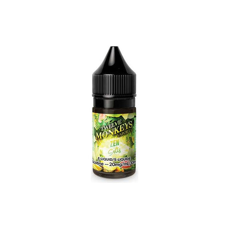 Shop Zen Nic Salts by Twelve Monkeys E-Juice - at Vapeshop Mania