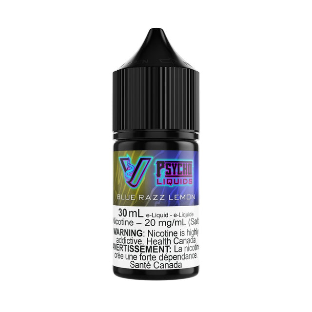 Psycho Vape - Psycho Liquids - 30mL SALT - Blue Razz Lemon - Psycho Vape