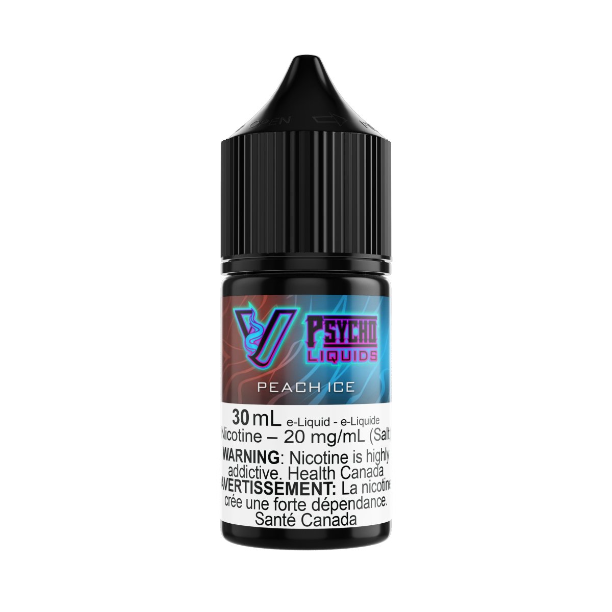 Psycho Vape - Psycho Liquids - 30mL SALT - Peach Ice - Psycho Vape