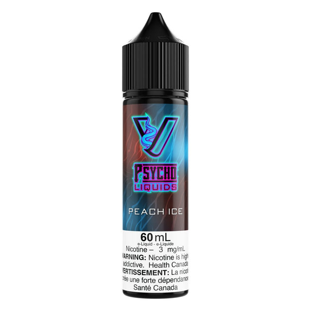 Psycho Vape - Psycho Liquids - 60mL - Peach Ice - Psycho Vape