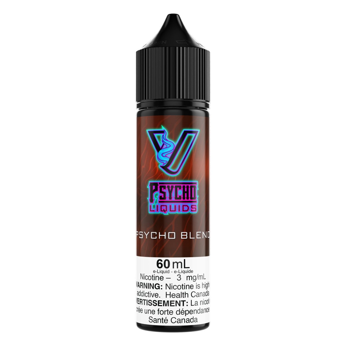 Psycho Vape - Psycho Liquids - 60mL - Psycho Blend (Virginia Tobacco) - Psycho Vape