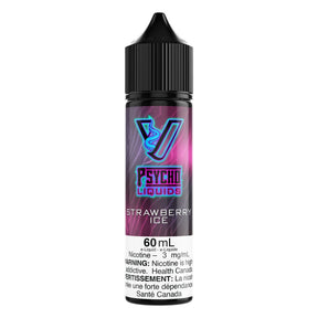 Psycho Vape - Psycho Liquids - 60mL - Strawberry Ice - Psycho Vape