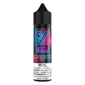 Psycho Vape - Psycho Liquids - 60mL - Strawberry Watermelon Ice - Psycho Vape